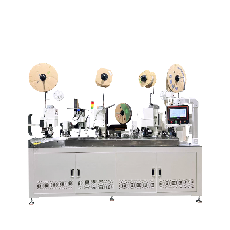 EW-9615全自动双头压接穿护套机